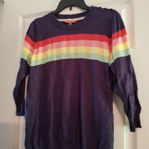 Modcloth Rainbow Charter School Pullover Sweater